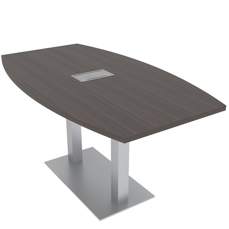 Skutchi Designs 33.5 in W, 59.5 in L, 29 in H, Engineered Wood Top, Brown HAR-BOT-34x60-DOU-ELEC-XD1025